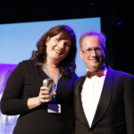 Miriam Opresnik, Hamburger Abendblatt, mit Laudator Hartmut Spiesecke